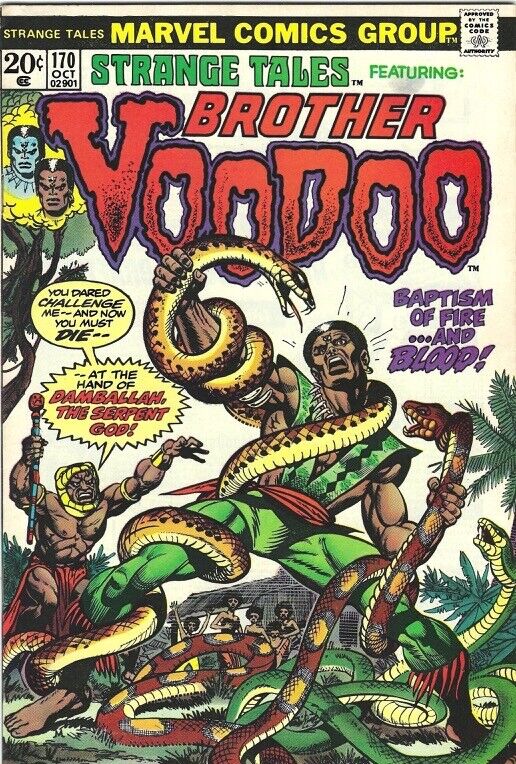 Strange Tales #170 1973 VF- or better Beauty 2nd Brother Voodoo Origin Issue