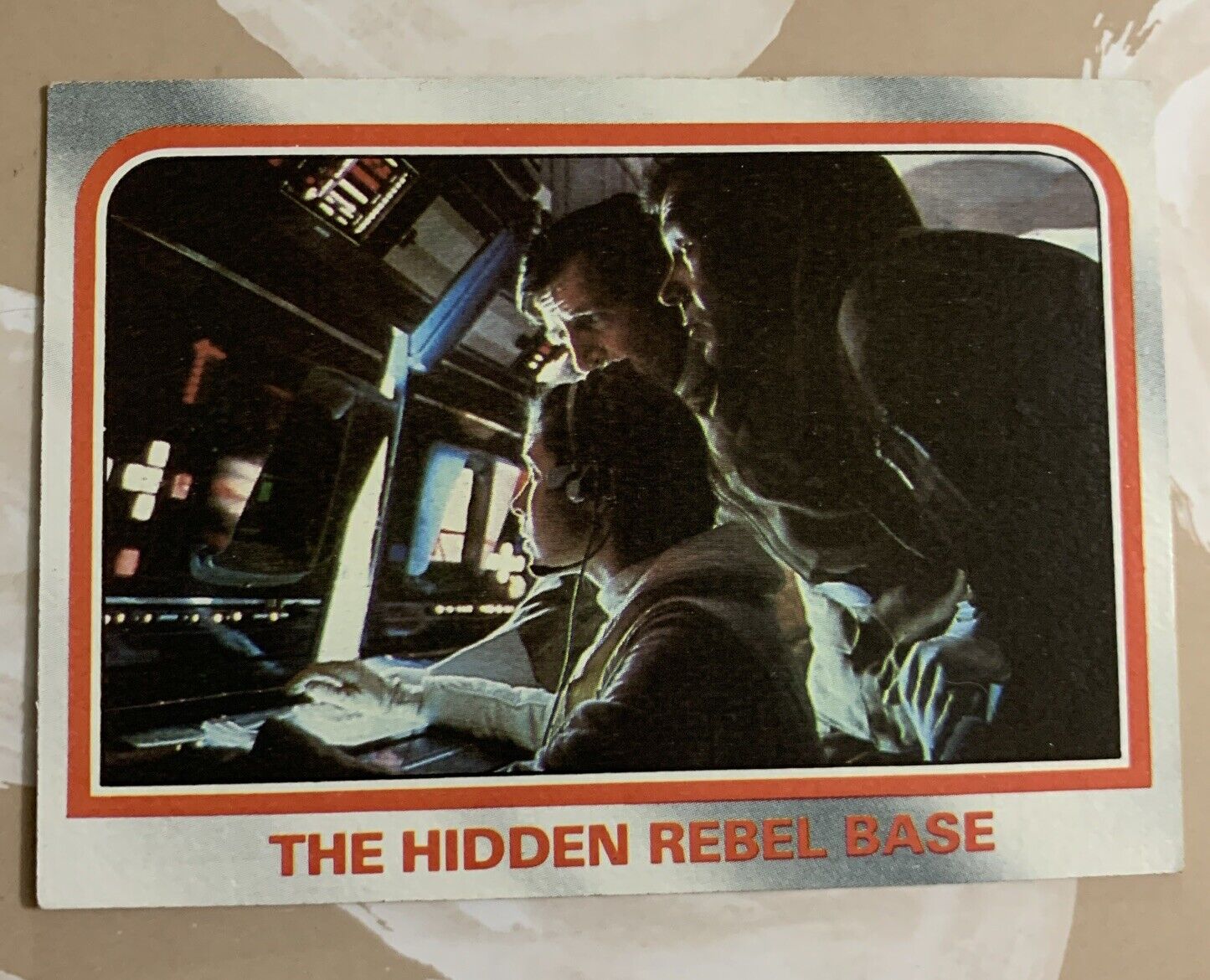 1980 Topps Star Wars The Empire Strikes Back #16 “The Hidden Rebel Base” Card