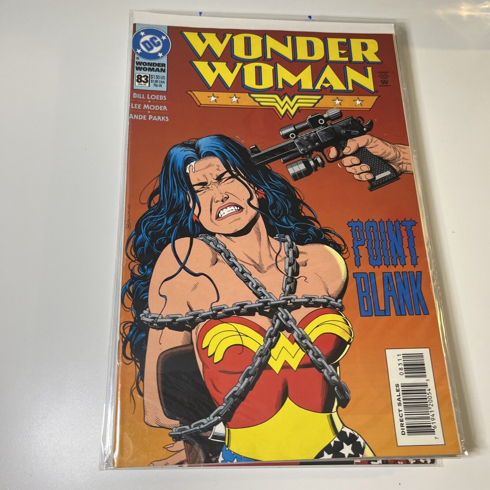 DC Comics Wonder Woman #83 (1994) Classic Bolland Cover Art