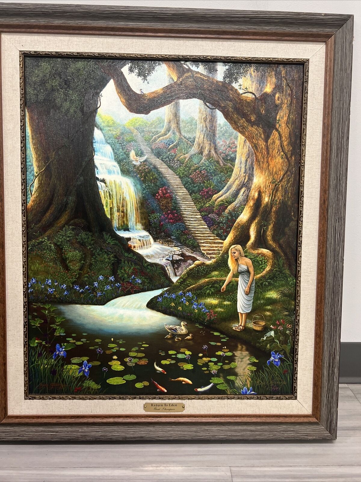 Painting By Brad Thompson “Return To Eden”.   Read Description