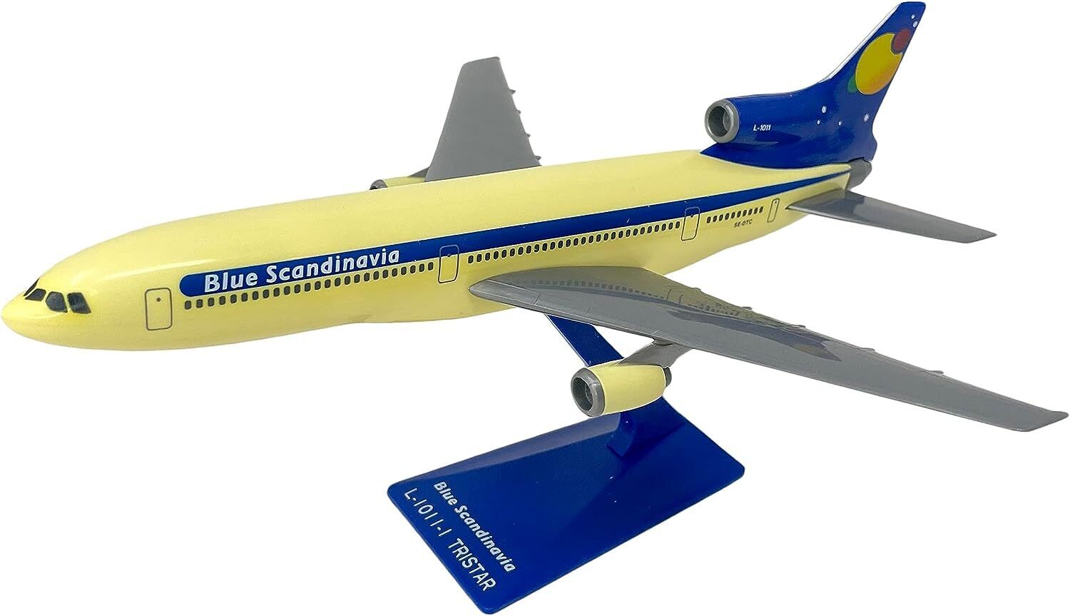 Flight Miniatures Blue Scandinavia Lockheed L-1011 Desk Top 1/250 Model Airplane
