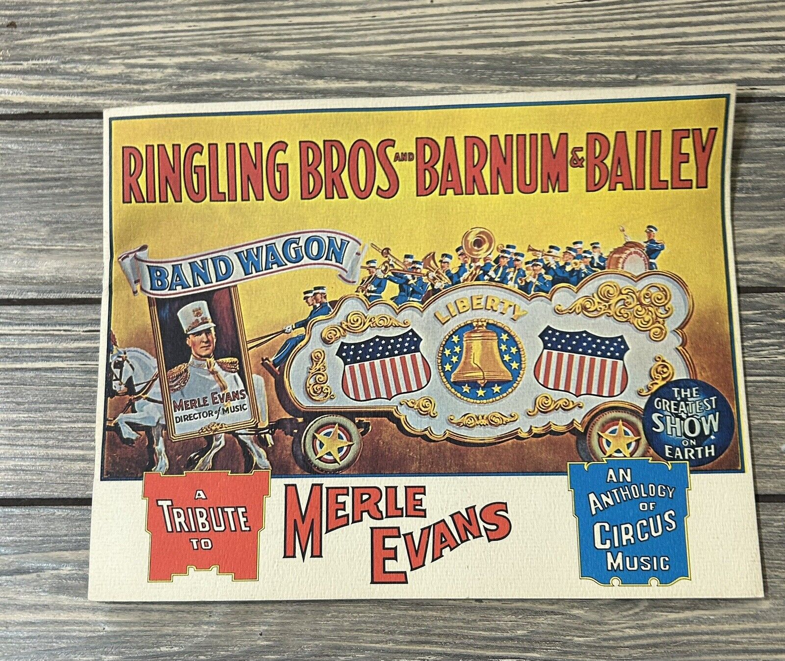Vintage 1967 Ringling Bros Barnum and Bailey Circus Band Wagon Book Program 