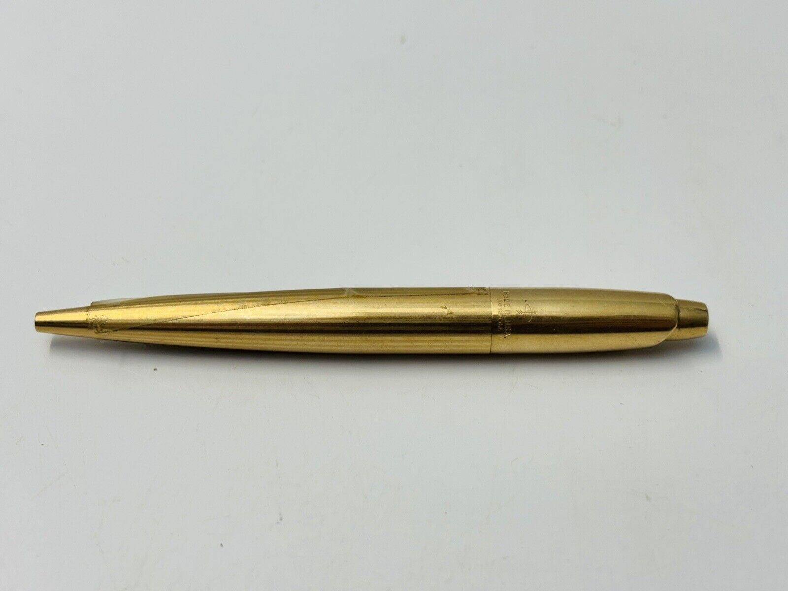 Vintage 1960s Parker 1/10 12k Gold Filled Imperial Jotter Ballpoint Pen