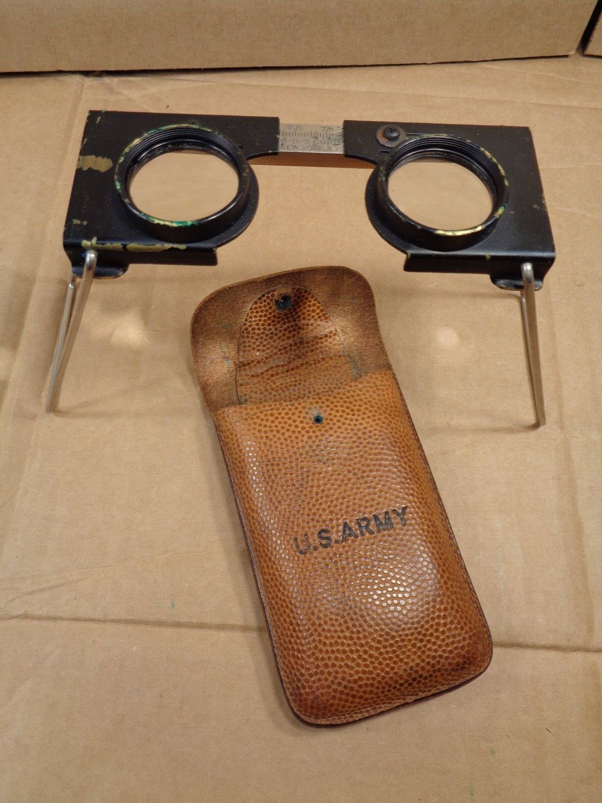 WWII Era US Army Map Reading Glasses