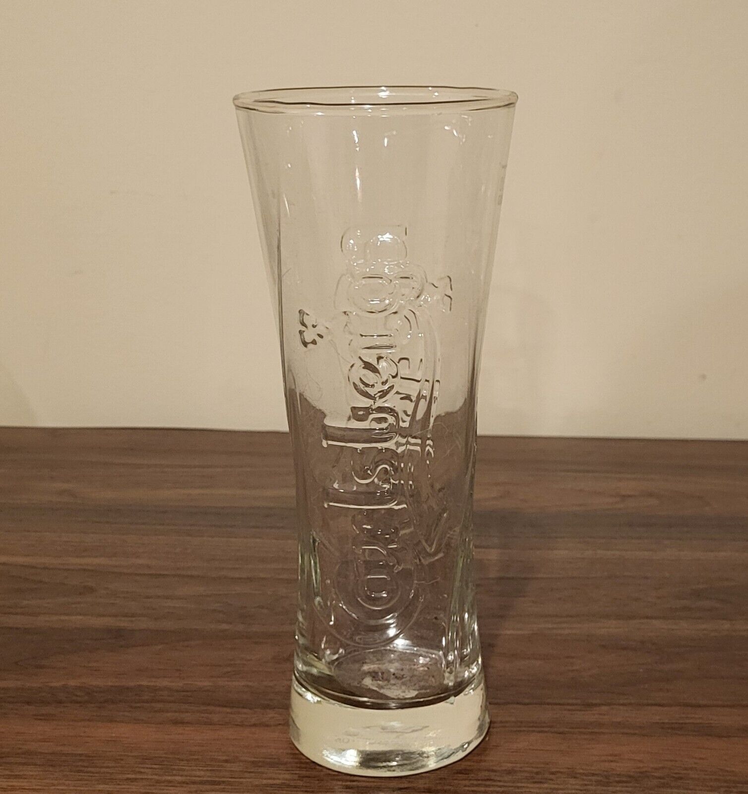 Royal Danish Carlsberg Beer Glass 0.5 Liter Denmark Embossed 