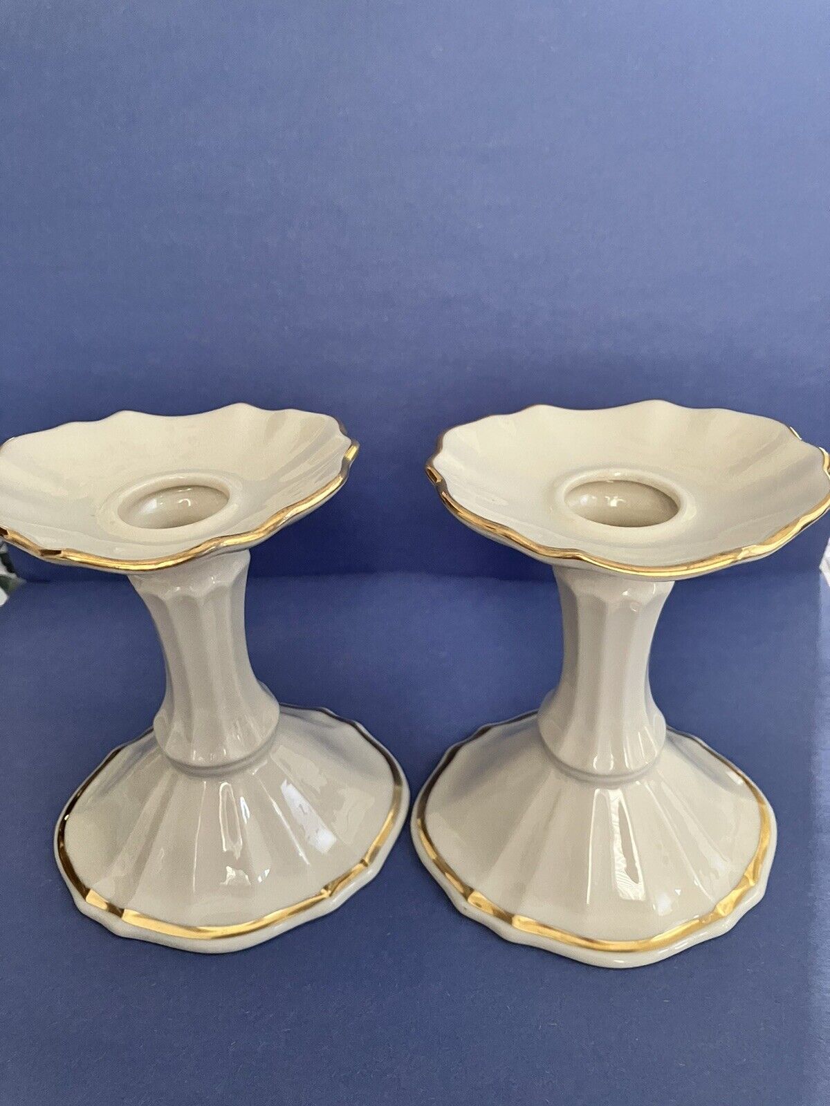 Vintage Lenox Symphony Pair Of Candlesticks Made In The USA
