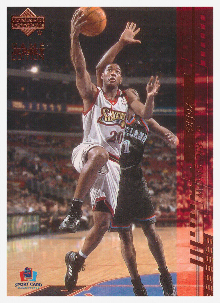 2001 Upper Deck Game Jersey Edition Eric Snow #342