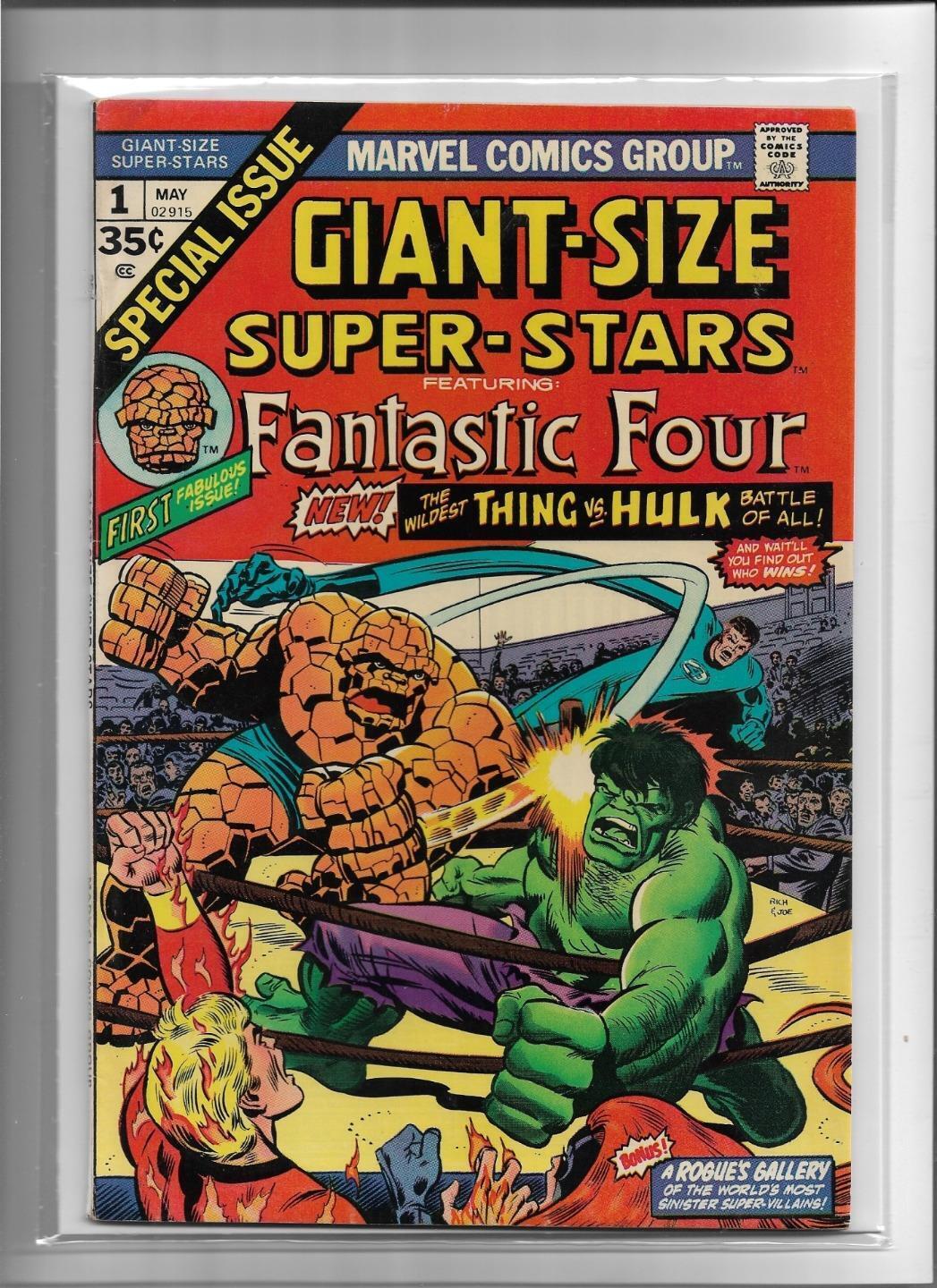 GIANT-SIZE SUPER-STARS #1 1974 VERY GOOD-FINE 5.0 4410 THING HULK FANTASTIC FOUR