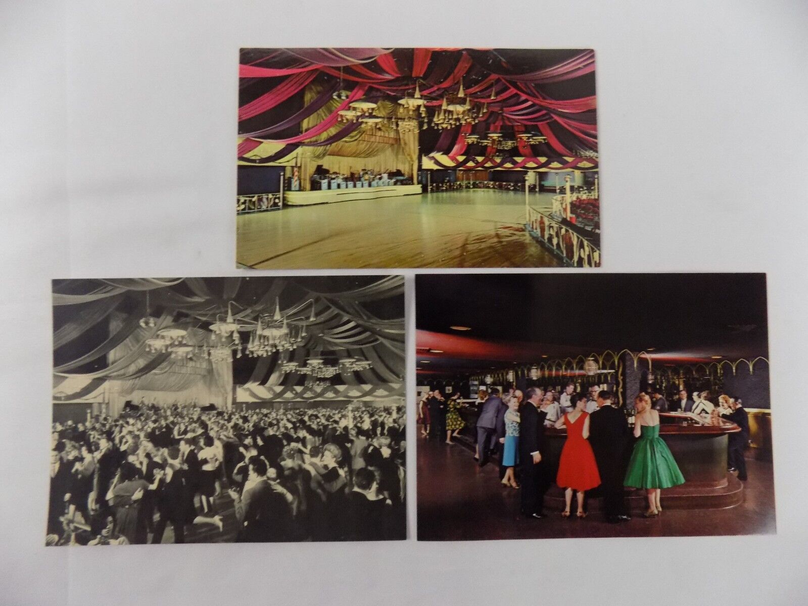 Vintage Post Cards RoseLand Ballroom NYC New York City  Set of 3 NEW