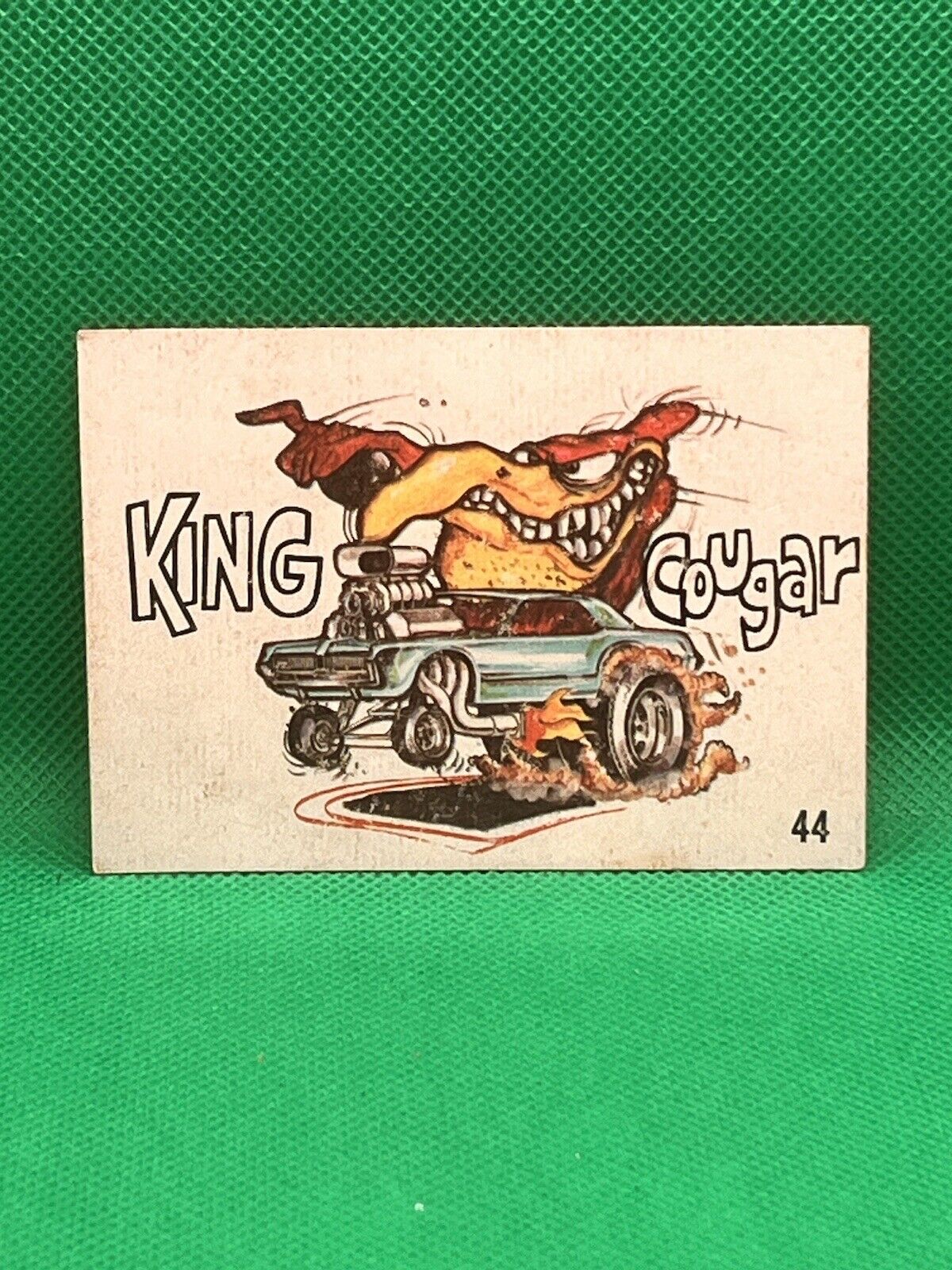 1969-73 Donruss Odd Rods Trading Card #44 – King Cougar