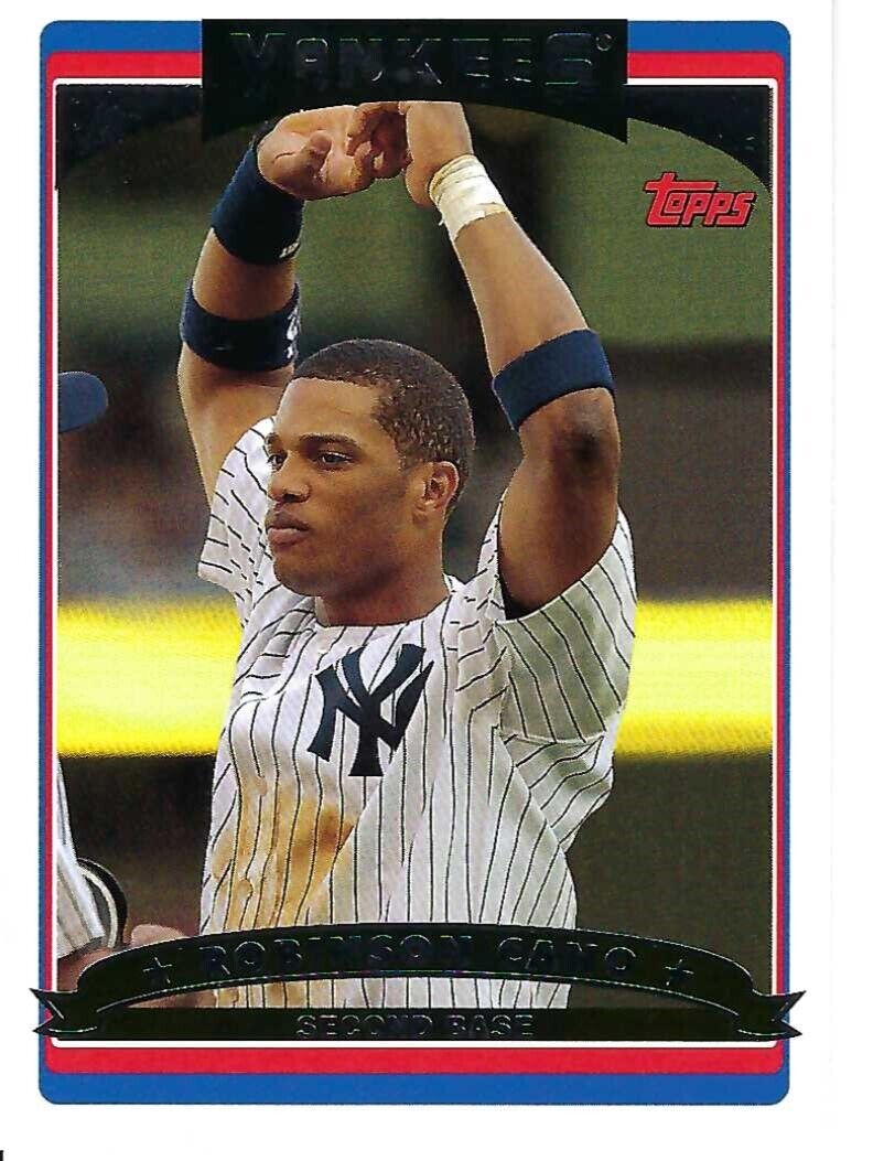 2006 Topps Robinson Cano NYY6 New York Yankees