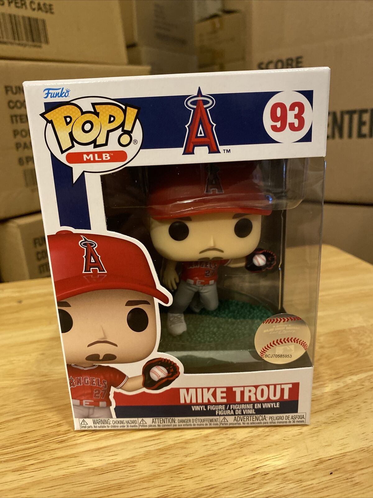 Mike Trout (Los Angeles Angels) MLB Funko Pop Series 7 - Mint