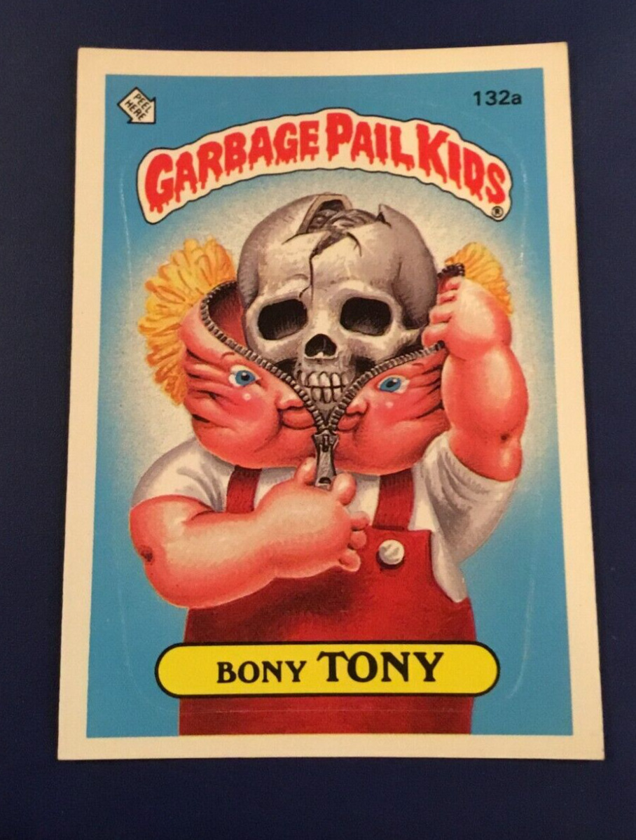 1986 Topps Garbage Pail Kids # 132a BONY TONY Original Series 4 GPK NM-MINT