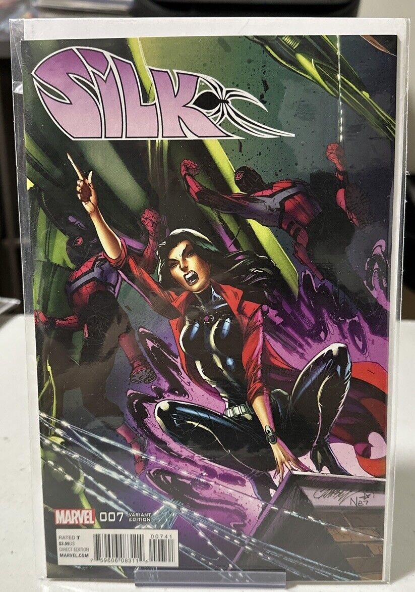 Silk Comic 7 Cover B Variant J Scott Campbell First Print 2016 Robbie Thompson