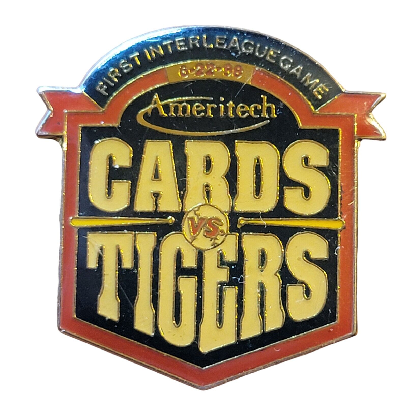 CARDS VS TIGERS First Interleague Game 1998 - MLB Baseball Ameritech