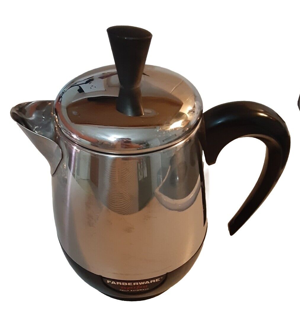 Farberware Superfast Coffee Pot Electric Fully Automatic 2-4 Cup Model 134B USA 