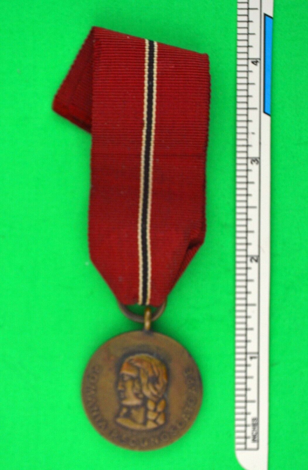 WW2 ROMANIAN CRUSADE AGAINST COMMUNISM SERVICE MEDAL AXIS AWARD WWII