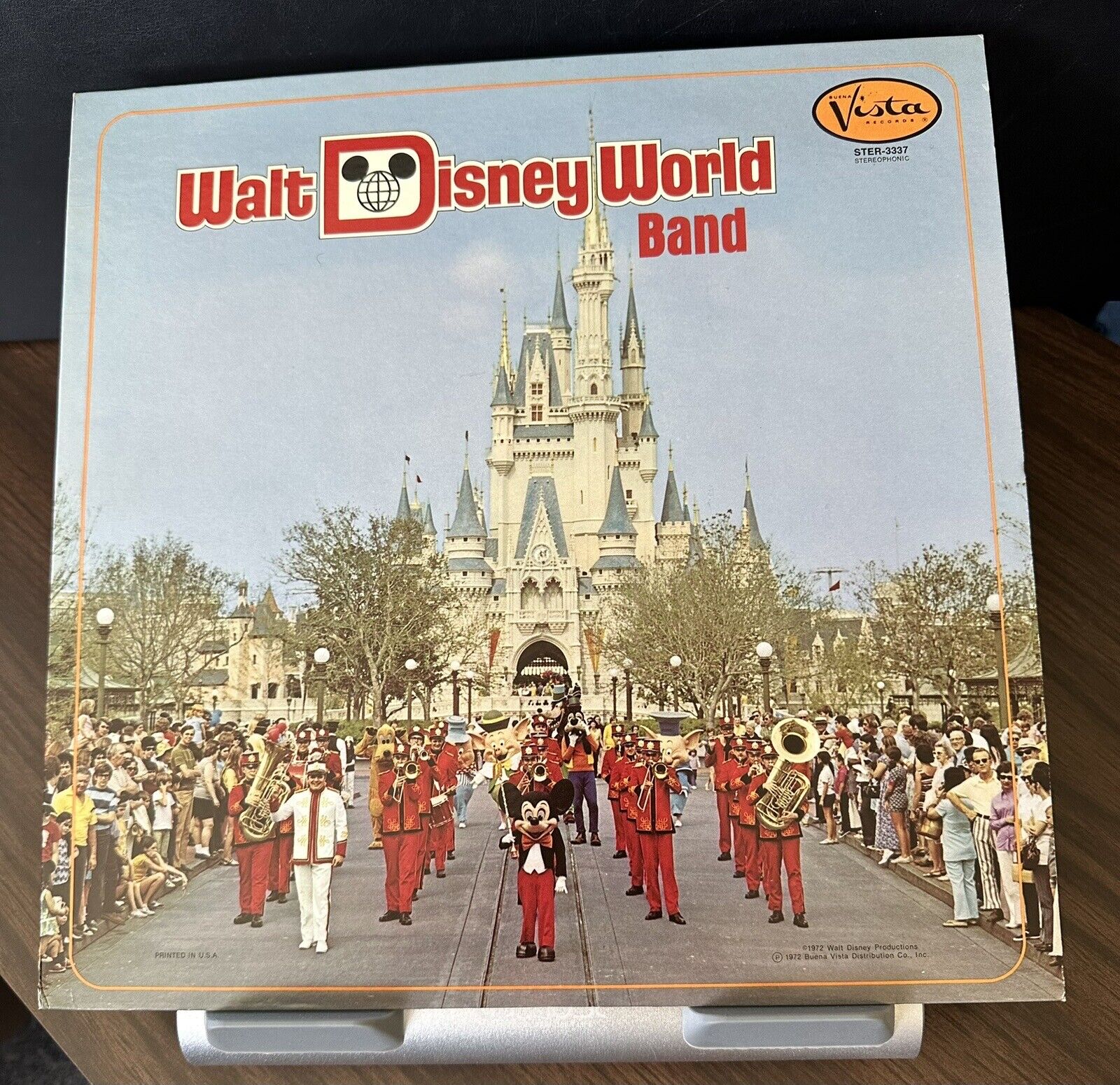 VTG RARE 1972 WALT DISNEY WORLD BAND RECORD ALBUM BUENA VISTA RECORDS STER 3337