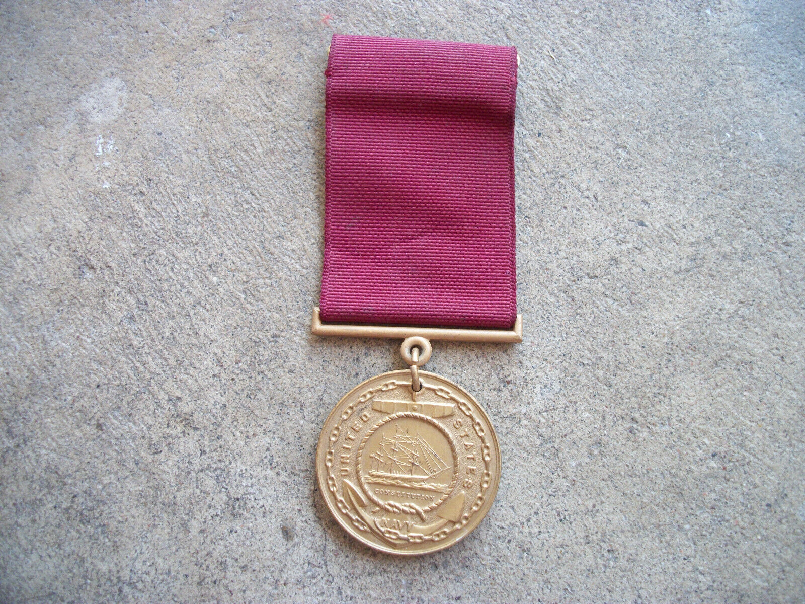 Korean War era Good Conduct Medal named dated 1951 Navy