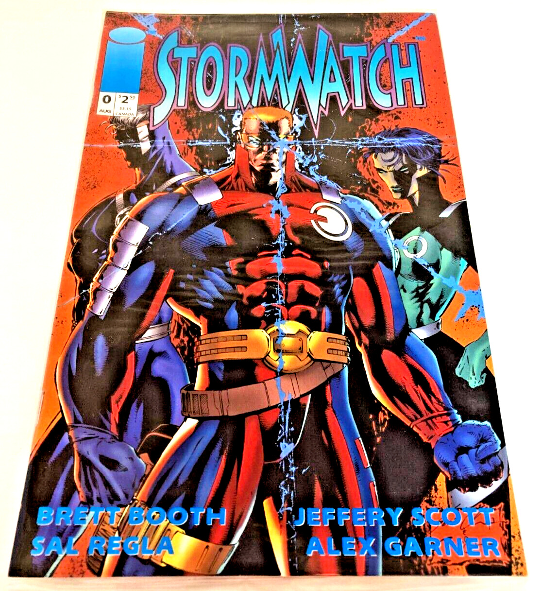 Stormwatch #0 1993 New in Polybag Image Comics Trading Card Included Comic Book