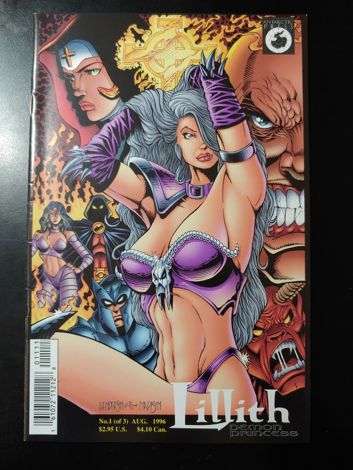 ⭐️ LILLITH #1 Demon Princess (1996 ANTARCTIC PRESS Comics) VF Book