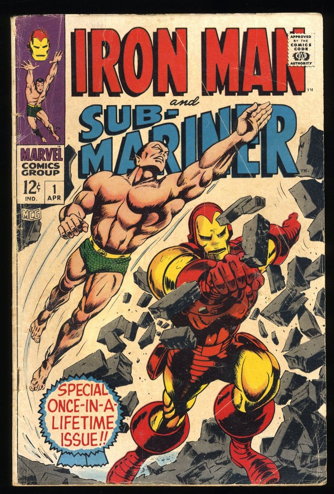 Iron Man and Sub-Mariner #1 VG- 3.5 Predates 1st Issues Whiplash App