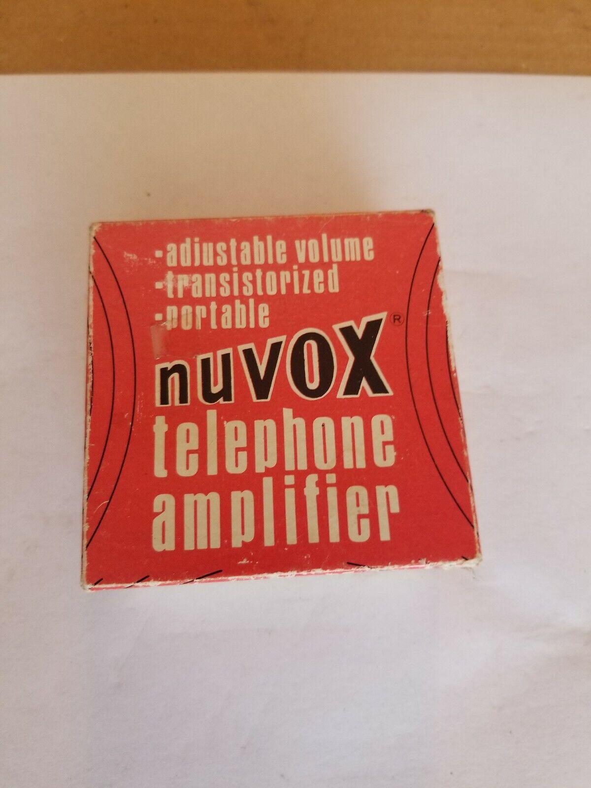 Vintage Nuvox Telephone Amplifier No. 978, Box & Instructions 