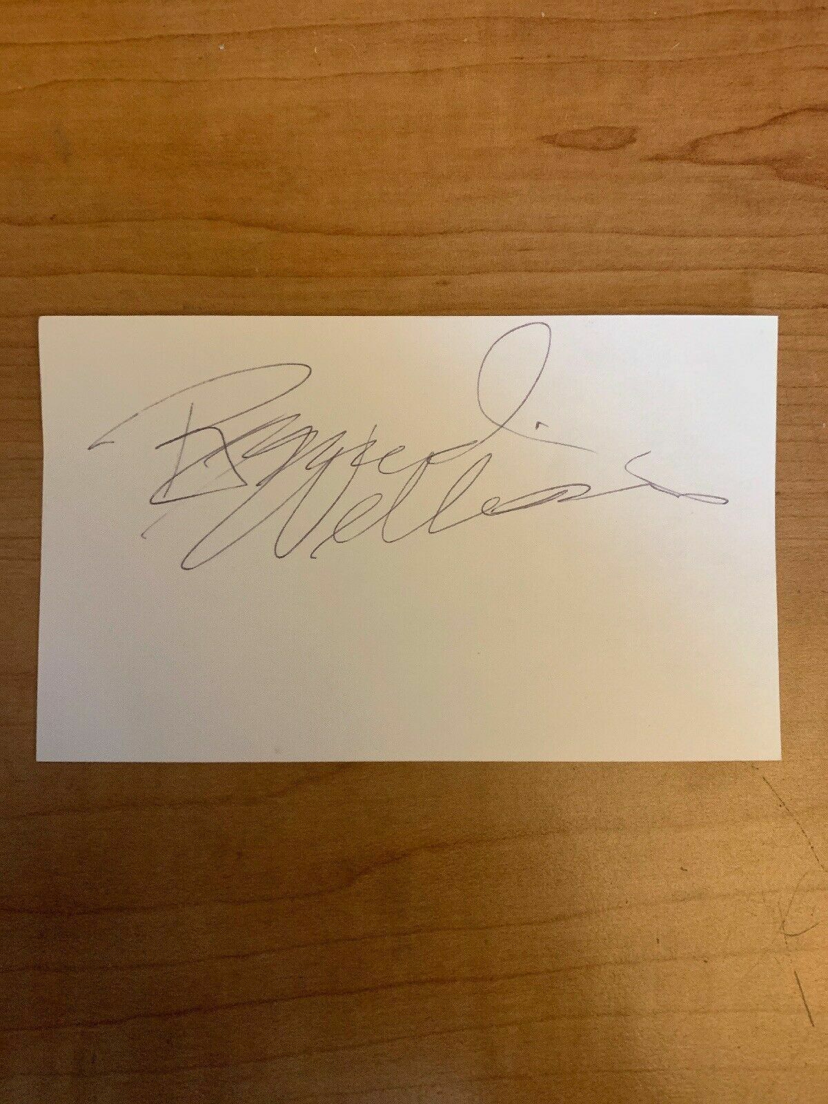 BERNIE WILLIAMS - LASALLE BASKETBALL - AUTHENTIC AUTOGRAPH SIGNED- B3760