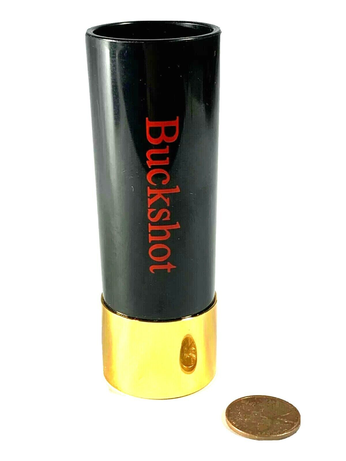 12 Gauge Shotgun Sized Buckshot Shot Glass Black Shotgun Shell Shaped Shot Glass