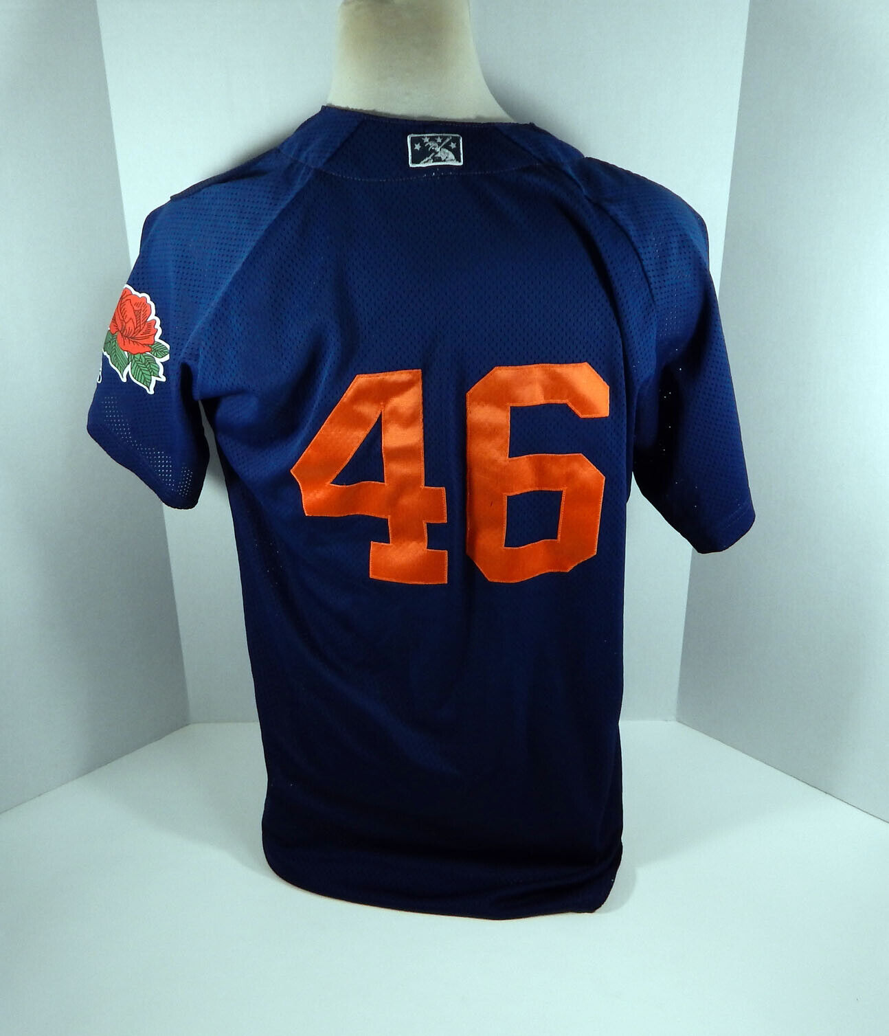 2019 Connecticut Tigers Xavier Javier #46 Game Used Navy Jersey Alt DP02070