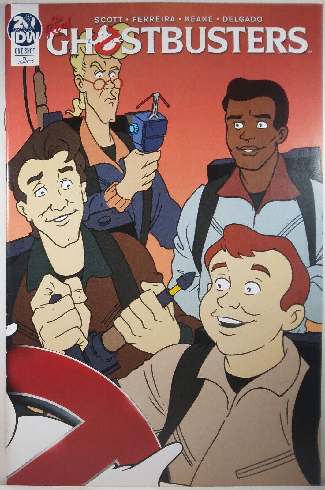 💥👻 REAL GHOSTBUSTERS 35TH ANNIVERSARY #1 RI ANTHONY MARQUES 1:10 VARIANT IDW