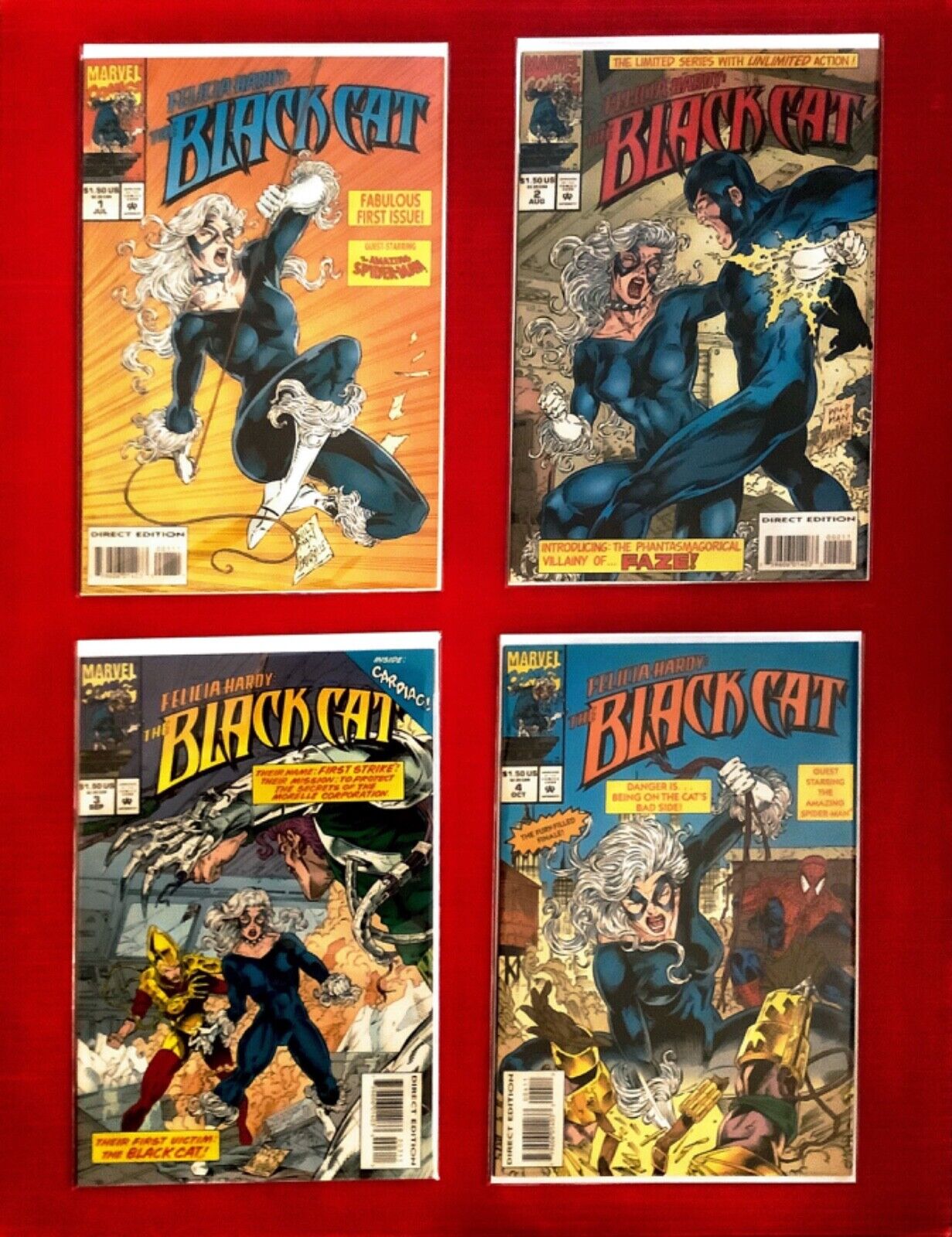 FELICIA HARDY  THE BLACK CAT #1-4 SET NEAR MINT  BUY THIS KITTY TODAY SPIDER-MAN