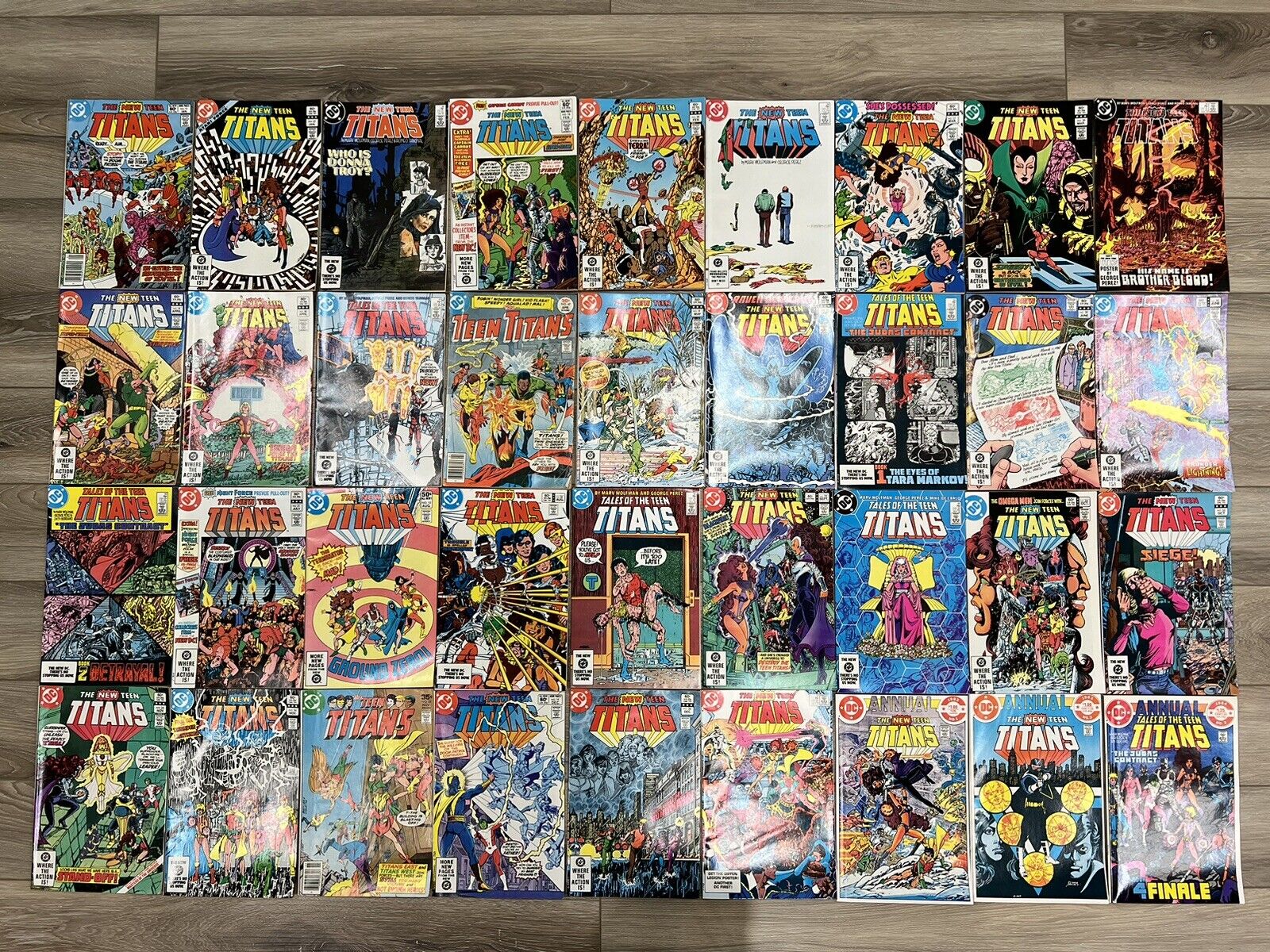 Lot #36 Teen Titans Comic Books Collection DC Comics 1977 - 1984