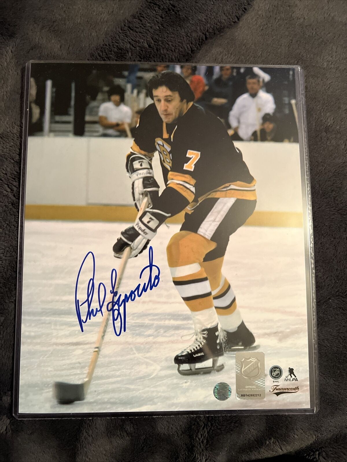 autographed hockey Picture Of Phil Esposito