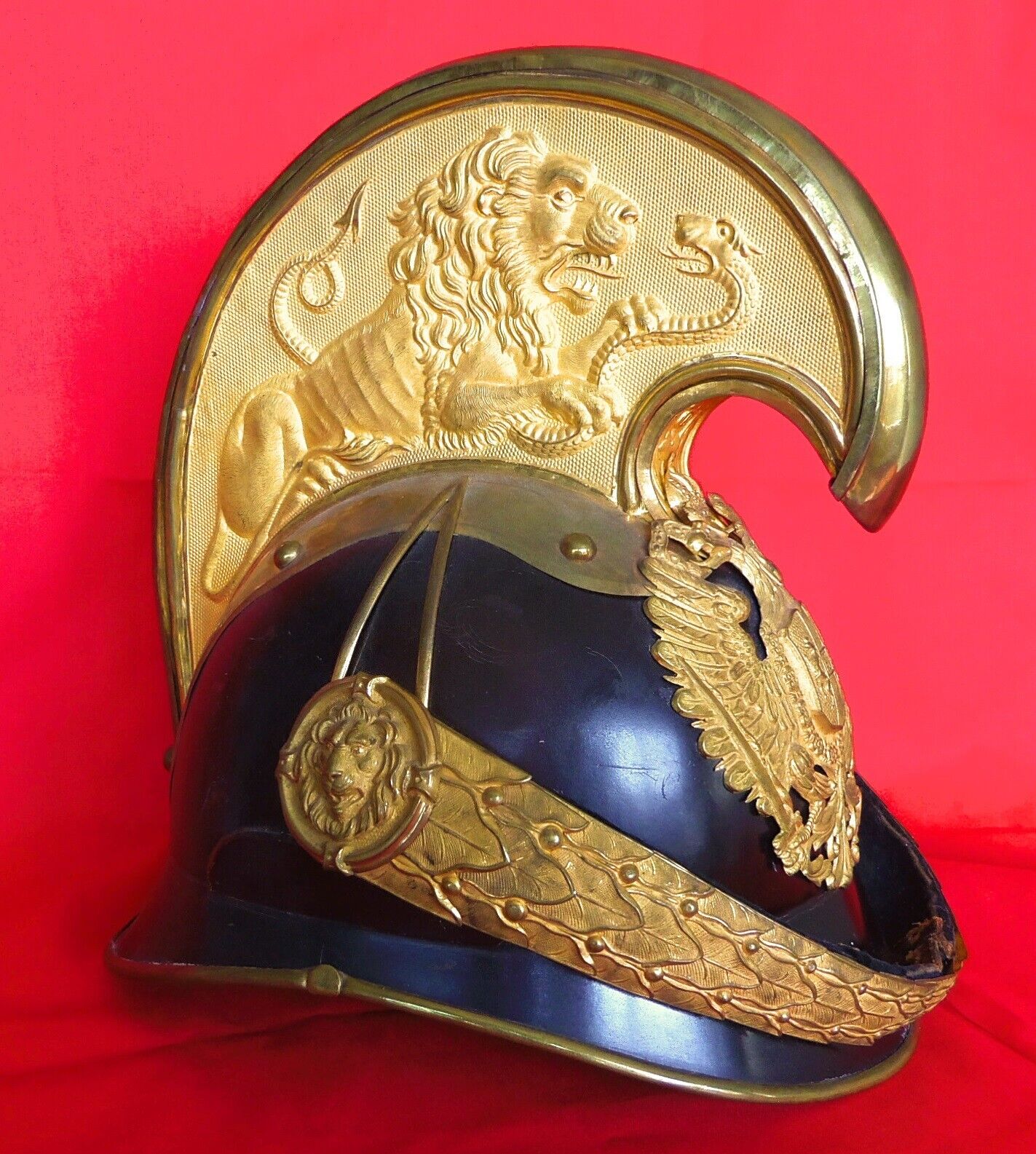 Austrian Model 1905 Dragoon Officers\' Helmet.