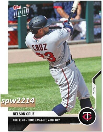 2020 Topps Now Nelson Cruz #19