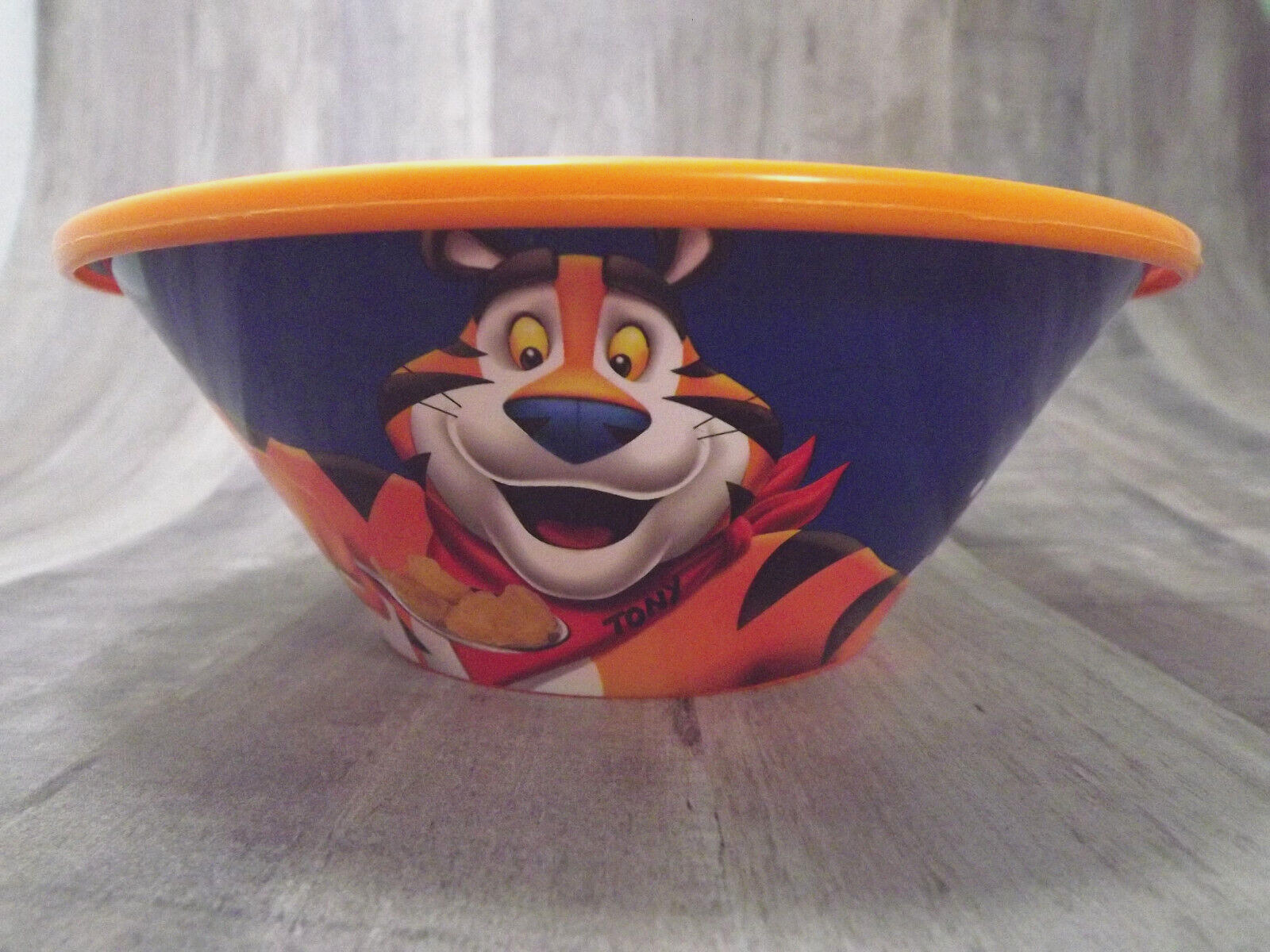 Tony the Tiger Kellogg’s Frosted Flakes ORANGE Cereal Bowl 2023 NWT