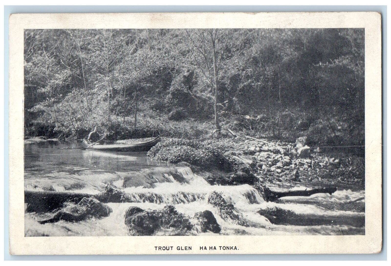 c1960s Trout Glen Ha Ha Tonka Camdenton County Missouri MO Unposted Postcard