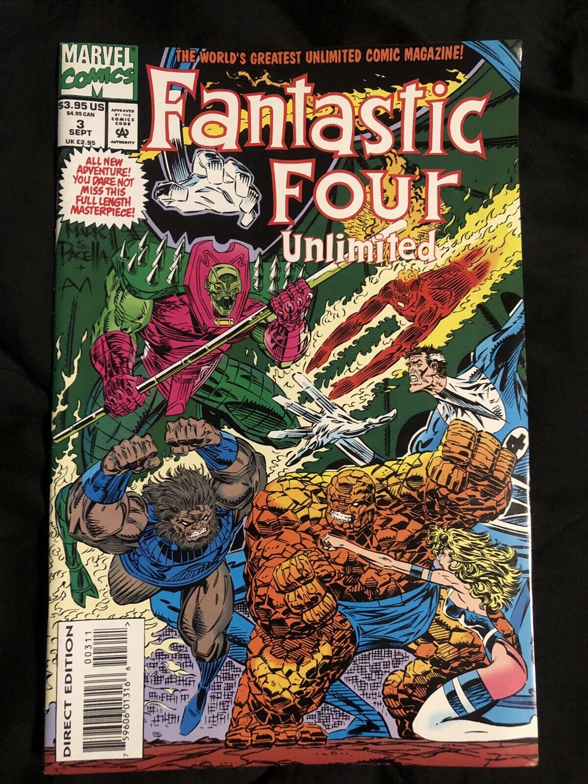 Fantastic Four Unlimited #3 (Marvel Comics September 1993)