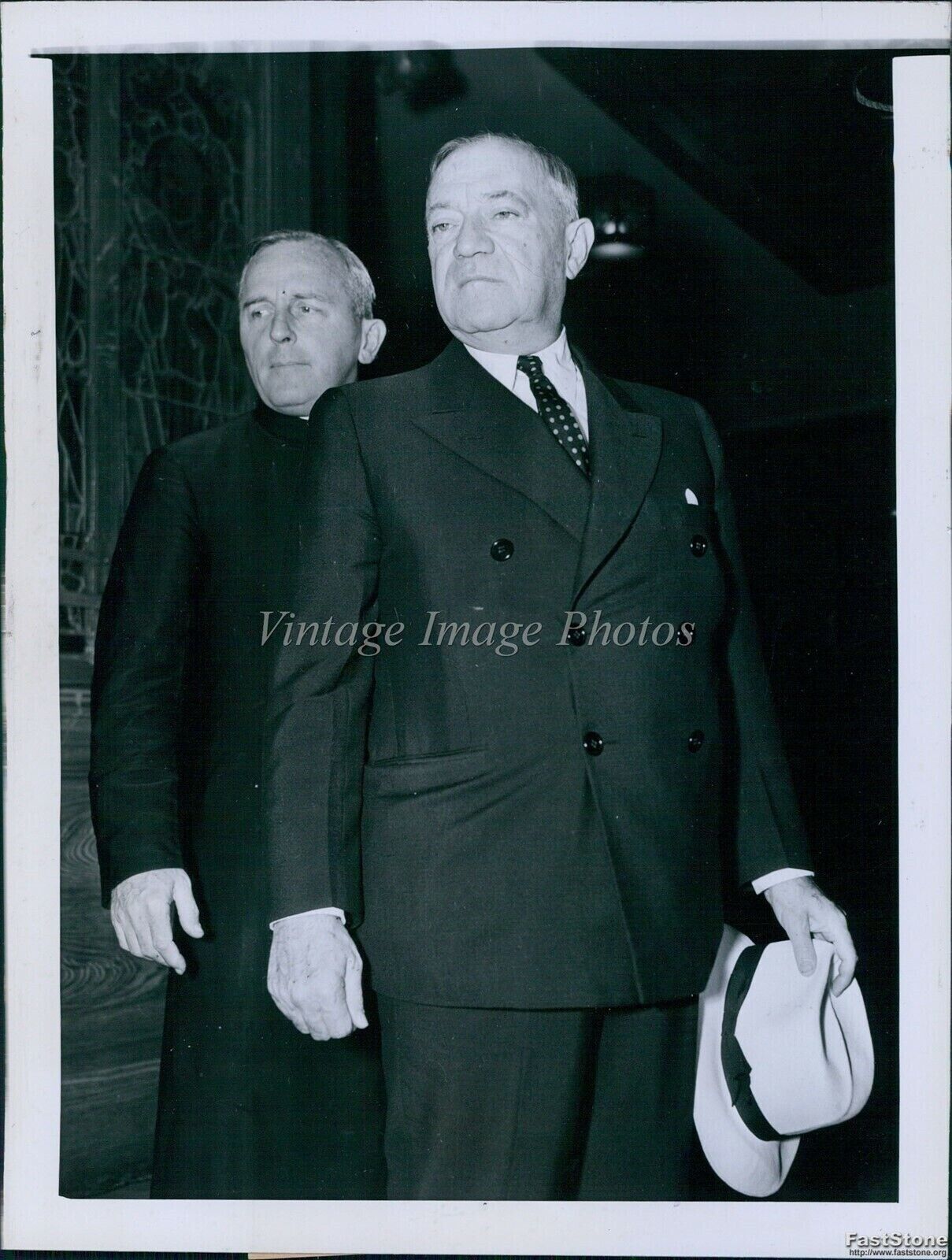 1937 Sen Robert F Wagner Attends Funeral Of James J Dooling Politics Photo 6X8