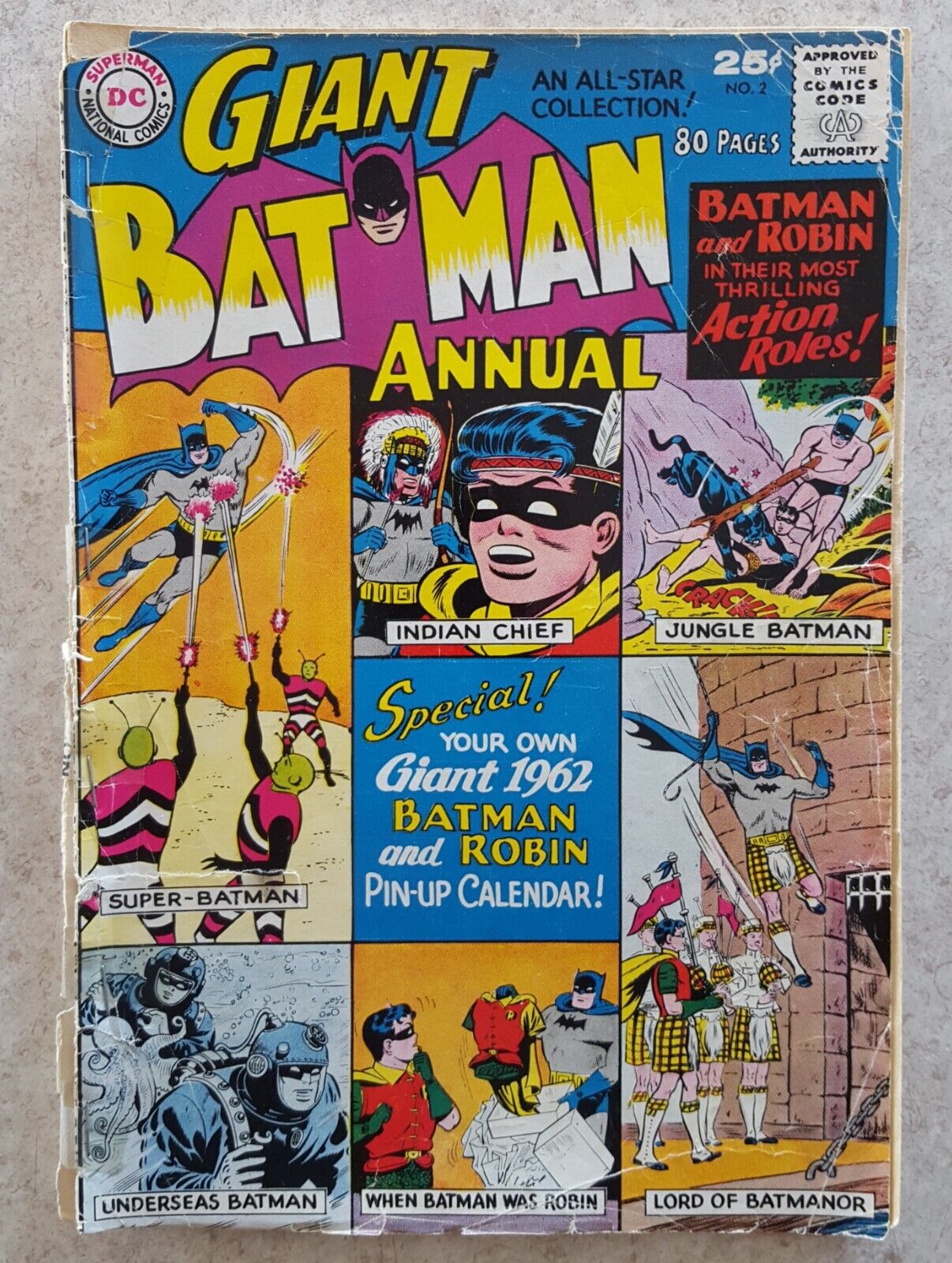 1961 Giant Batman Annual #2