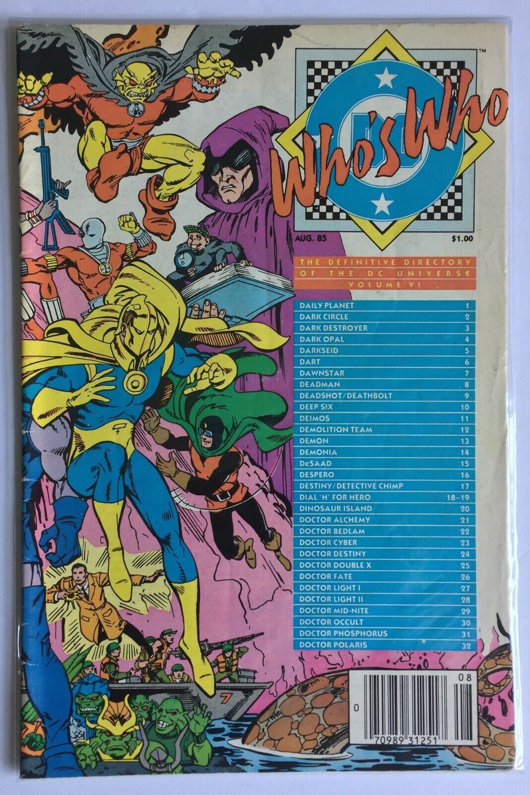 Who's Who #6 (Aug 1985, DC)