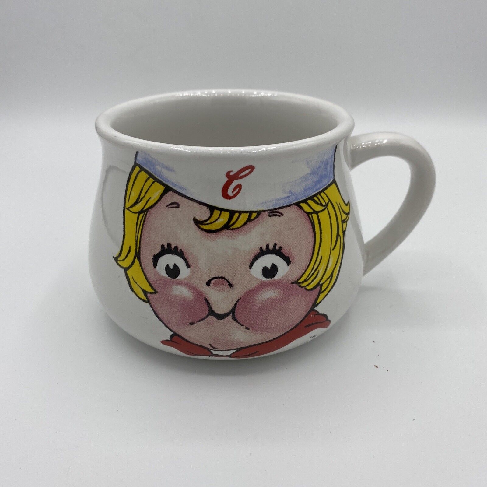 Vintage 1998 Campbell's Soup Face Coffee Mug, Cup Or Soup Bowl, Microwaveable
