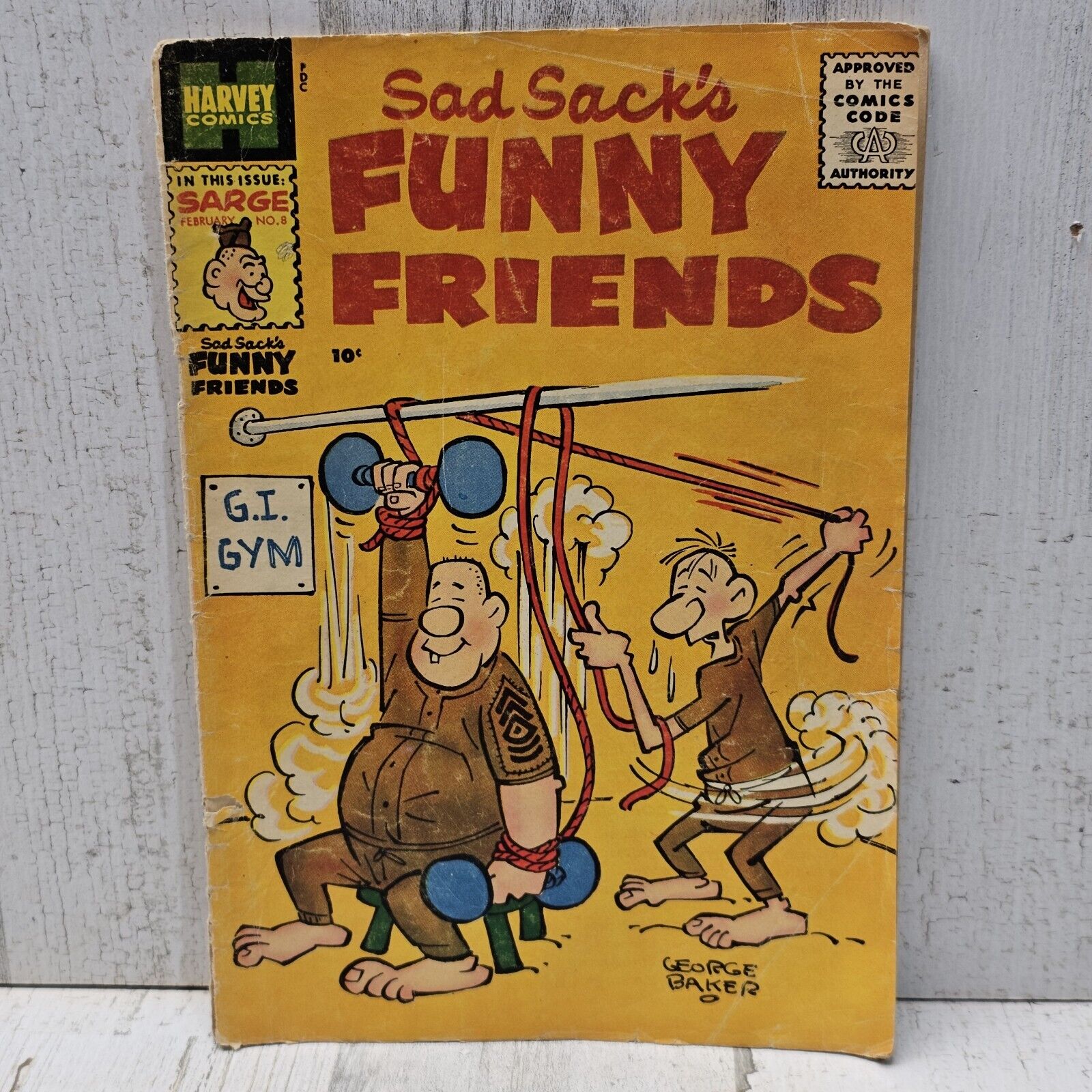 Sad Sack's Funny Friends #8 1957-Harvey-George Baker art-G