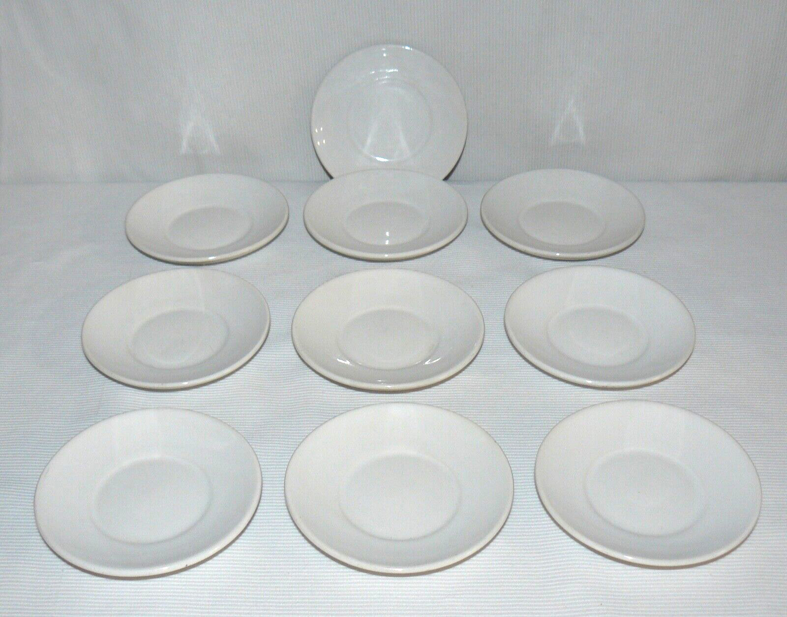 Made Exclusively For Starbucks Set 10 Matching Ceramic Demitasse Lone Saucers