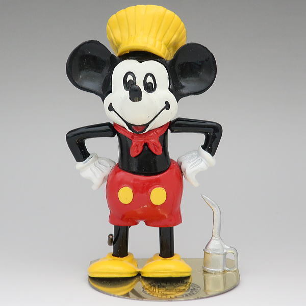 Vintage Mickey Mouse TCA Figure Pride Lines 1985 Diecast Limited 11cm Height