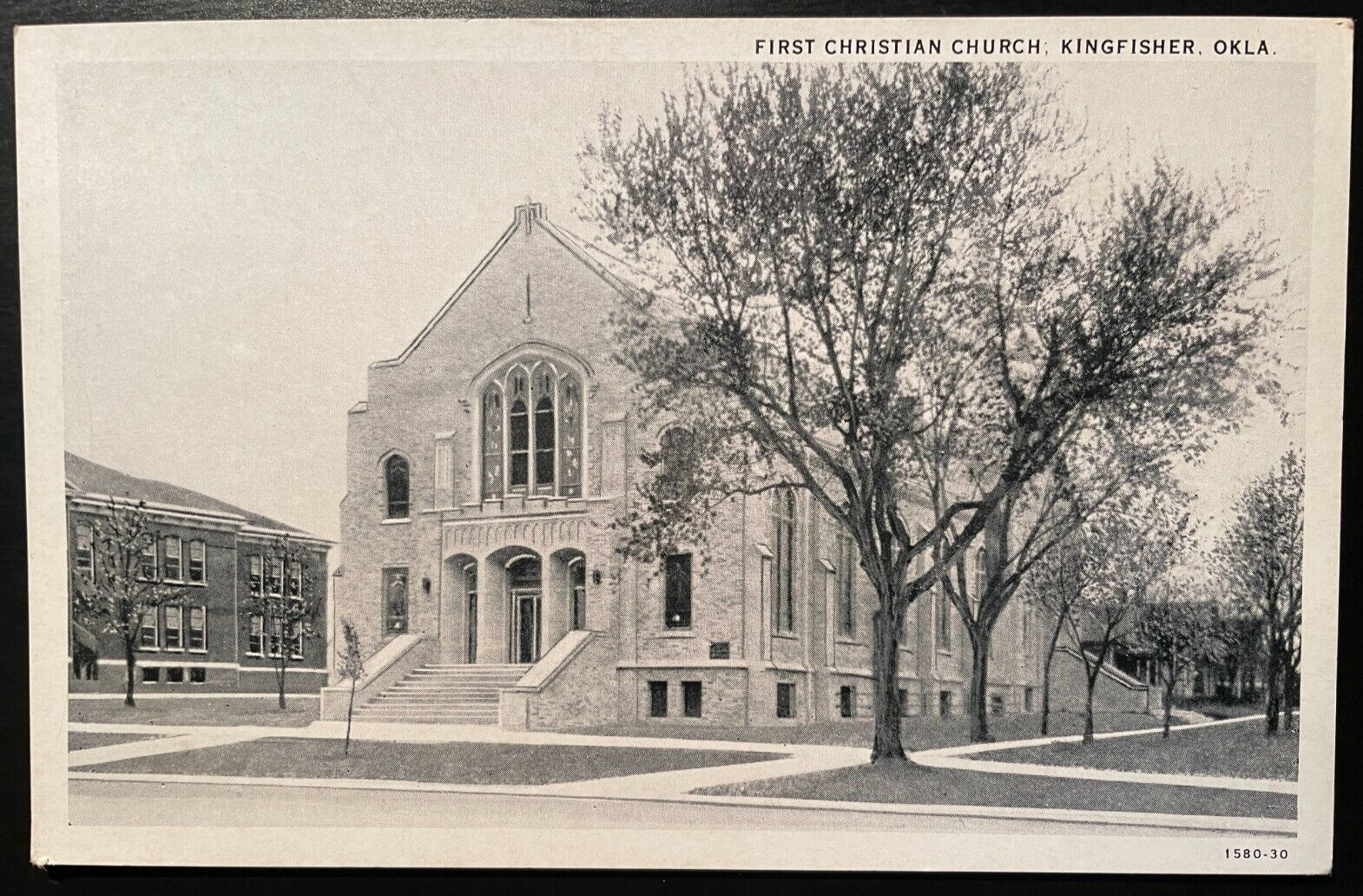 Vintage Postcard First Christian Church, Kingfisher, Oklahoma (OK)