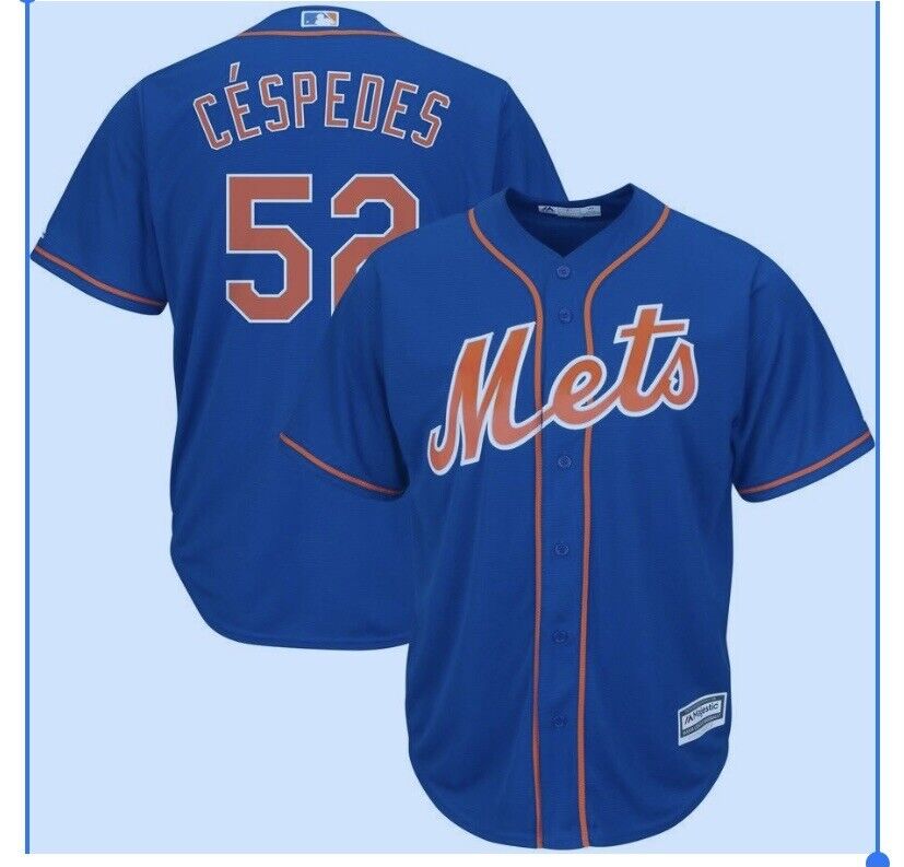 Yoenis Cespedes # 52 New York Mets Baseball jersey Size M.