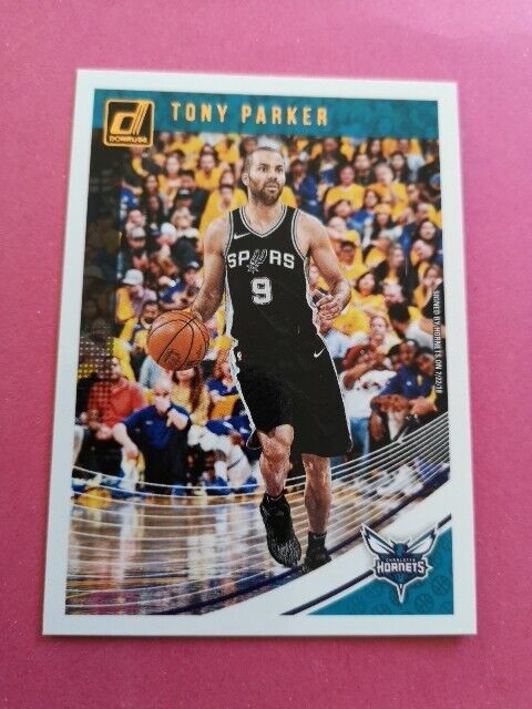 Tony Parker NBA #48 Panini Donruss 2018-19 Charlotte Hornets Basketball Card