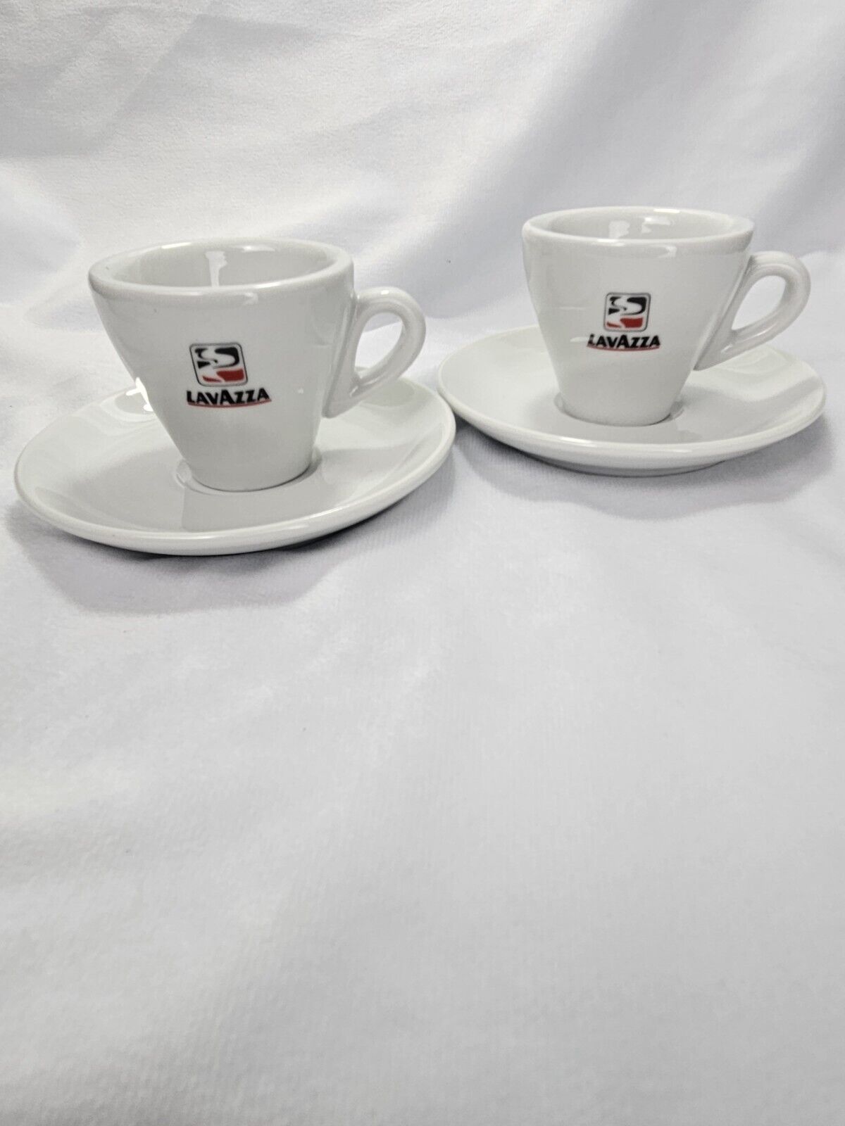 Set of Two IPA Italy Lavazza Mini Coffee Cups Saucers